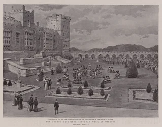 ウィンザーでの女王の80歳の誕生日